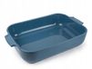 Peugeot Keramische Ovenschaal Rechthoekig 36x22x6.8cm 3.8L Blauw