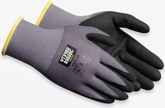 Safety Jogger Handschoenen AllFlex 4131X - Grijs/Zwart - 7XL