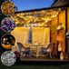 Monzana Lichtsnoer Kerst 600 LED'S - IP44 60m – Multi Color