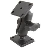 RAM Mounts RAM-B-141U-A Klemhouder kort aluminium met 2 B-kogels Zwart