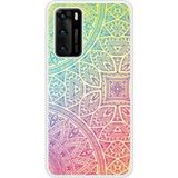 P40 Mandala Pastel Bedrukt siliconen hoesje