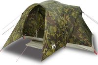 vidaXL Koepeltent 6-persoons waterdicht camouflage