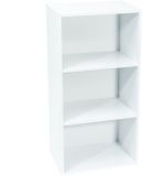 WERKA PRO Witte opbergkast met 3 nissen (80 x 40 x 29 cm)