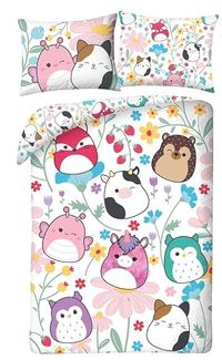 Halantex Squishmallows Dekbedovertrek 140 x 200 cm (70 x 90 cm) polyester
