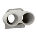 LEGRAND, Plexo New 069650L 10 stuks kabelwartels voor vochtige ruimtes, montage op inbouwdozen, 2 ingangen, schroefdraaddiameter PG16-16 mm, kleur: grijs