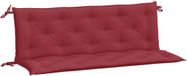 vidaXL Tuinbankkussens 2 st 150x50x7 cm oxford stof wijnrood
