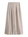 Next - Dames - N. Premium broek met wijde pijpen van gemengd linnen - Tall - Crème