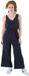 Hurley Stella Mouwloze Jumpsuit Zwart S Vrouw