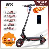 iScooter W8 Elektrische Scooter 9.3" Band 750W 48V 14Ah 40km Bereik Dubbele Ophanging App Controle 40 km/u Zijkant Omgevingslicht Elektrische Scooters