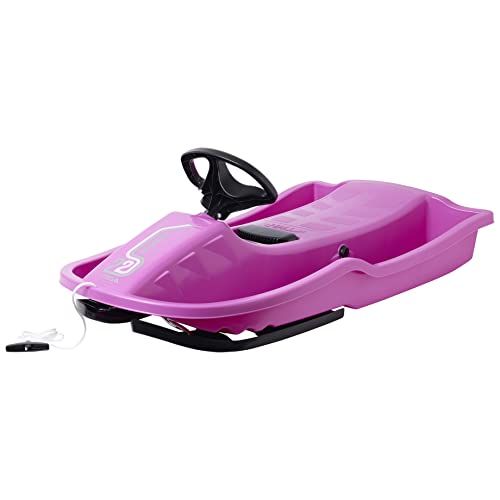 Stiga snowpower-steering sleuw voor kinderen, roze, eenheidsmaat