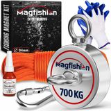 Magfishion Dubbelzijdige Magneetvissen Set 700 KG