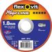Flexovit Slijpschijf Mega A46V 125x1,6 RVS - 8711479303227
