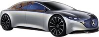 Maisto Mercedes EQS, blauw 1:24 Auto