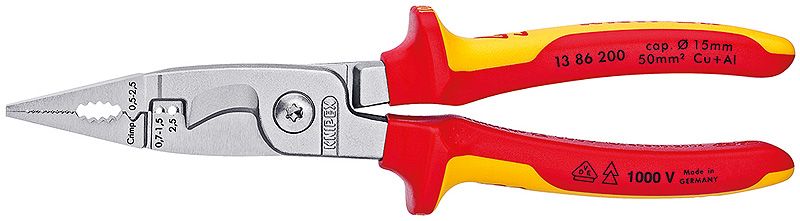 KNIPEX 13 86 200 Tangen - staal - 280 g