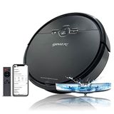 GIMERI Robotstofzuiger en vloerwisser accu 4400 mAh WI-Fi compatibel Alexa Google, afmetingen 320 x 78 mm, automatisch opladen, valbescherming, afzuiging 2000 Pa