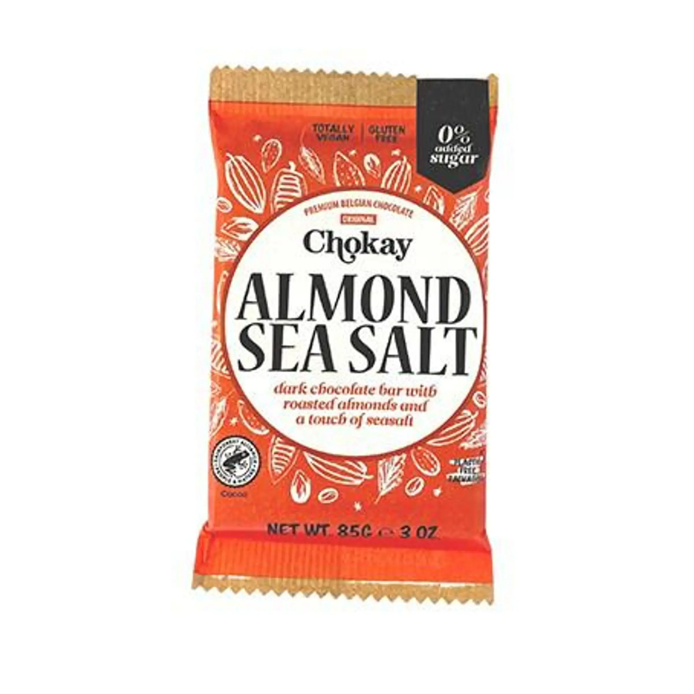 Chokay Dark Almond Seasalt 85gr