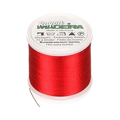 Madeira Rood Rayon Draad, Acryl, Veelkleurig, 2,79x2,79x3,3 cm