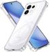 Techsuit Hoesje geschikt voor Oppo Reno16 Pro - Shockproof Silicone Back Cover - Transparant