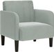 vidaXL Fauteuil met armleuningen, lichtgrijs, 54 cm, fluweel