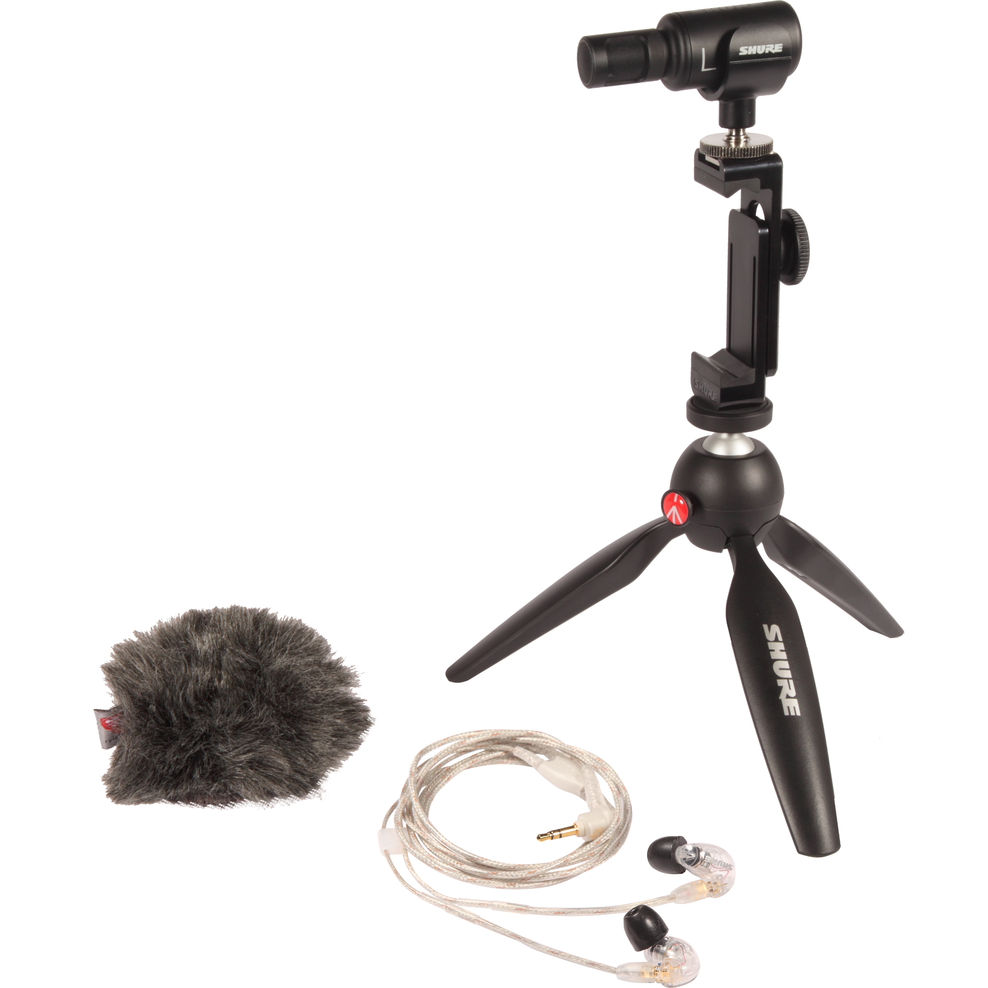 Shure MV88+SE215-CL-EFS Portable Video Rig