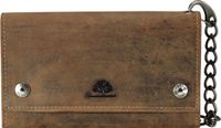 GREENBURRY portemonnee Vintage Biker Wallet Brown bruine