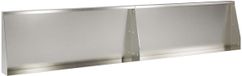 vidaXL Keermuur - 2 st - 100 x 12 x 30 cm - Roestvrij staal - zilver