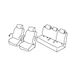 Set Superior Set stoelhoezen - grijs/zwart - compatibel met Volkswagen T-Cross (04/19>)