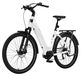 Z5 Vélo électrique - Moteur central Bafang avec 75 Nm de couple et capteur de couple - 250 W, 25 km/h - Batterie 36 V 18 Ah - Autonomie de plus de 60 km - Freins à disque hydrauliques - Platine Blanc