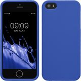 kwmobile telefoonhoesje geschikt voor Apple iPhone SE (1.Gen 2016) / iPhone 5 / iPhone 5S - Hoesje voor smartphone - Back cover in Baltisch blauw