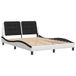 VidaXL Bedframe Zwart en Wit Kunstleer 120x200 cm