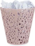 Balvi Wastebasket Letters Roze