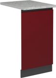 Vicco R-Line Vaatwasserfrontpaneel – 45 cm, WB Marmer Rood