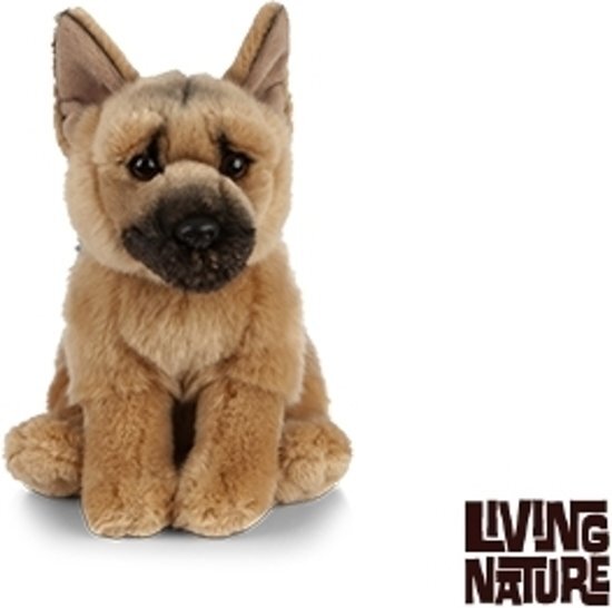 Living Nature Duitse Herdershond Knuffel 24 cm