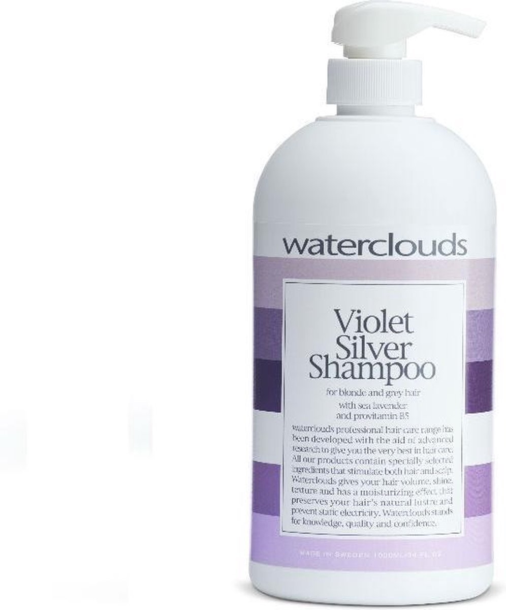waterclouds Violet Silver Shampoo-1000 ml met pomp