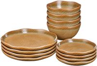 Mica Decorations Volano Service set Bruin 12-delig