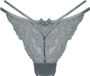 Hunkemöller Dames Lingerie String Meghan - Blauw - maat 3XL