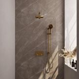Brauer Gold Carving Thermostatische Regendoucheset Inbouw