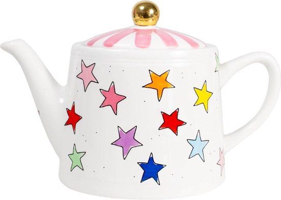 Blond Amsterdam UNI Star Mix Theepot - 1.5 L - Multi