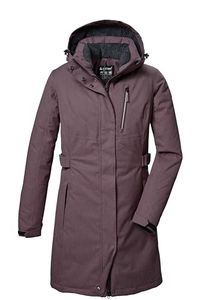 killtec Kow 303 Wmn Prk dames Functionele parka/parka met afritsbare capuchon