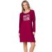Pastunette Nachthemd - Rosewood Comfort - Bio Katoen - Rood