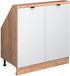 Vicco Rion Kast voor schuine wand – 80 x 81.6 cm met 2 deuren Witte golf
