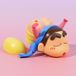 Foong Crayon Shin-Chan Foulard Lavande Bombe 2-en-1 Inhalateur & Baume Herbes Thaïlandaises 1 pc