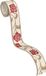 A.S. Création MODERNE BLOEMEN BEHANGRAND | Zelfklevend - beige bruin rood - Only Borders 11