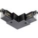 Deko Light 720019 D One 230V-railsysteemcomponenten Hoekverbinder Zwart