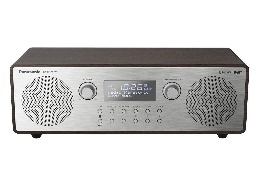 Panasonic RF-D100BT Draagbare Digitale Radio - Zwart/Grijs