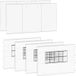 VONROC Set de parois latérales - 6x4.5 m - 6 pièces - Pour 2 x Tente de réception Premium PT502XX - Blanc