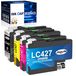 Brother Cartouches d'encre LC427 Compatibles avec Brother MFC-J5955DW et HL-J6010DW