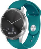 By Qubix - Sportbandje voor Garmin - 18mm - Dennengroen