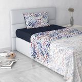 Italian Bed Linen Fashion beddengoedset Made in Italy, microvezel, Lena, eenpersoonsbed