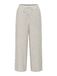 Icecat Kaffe Pantalon 'KAMILIA' noir chiné / blanc naturel